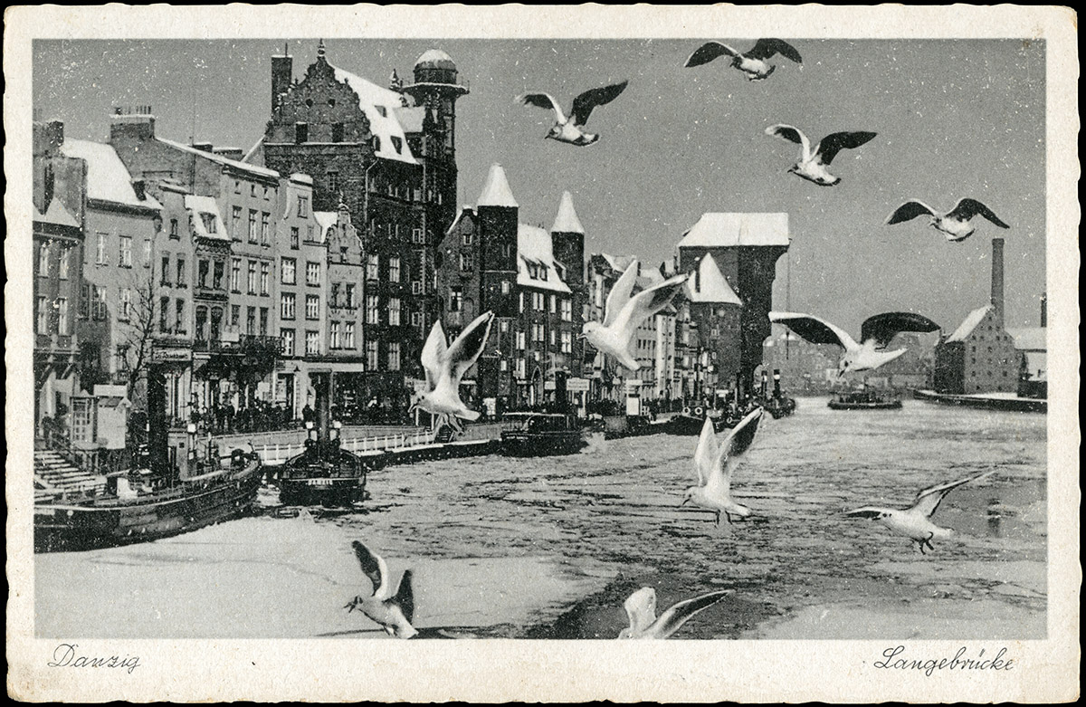 Czarnecki - poczt�wka drukowana z fotomonta�em i retuszem �niegu